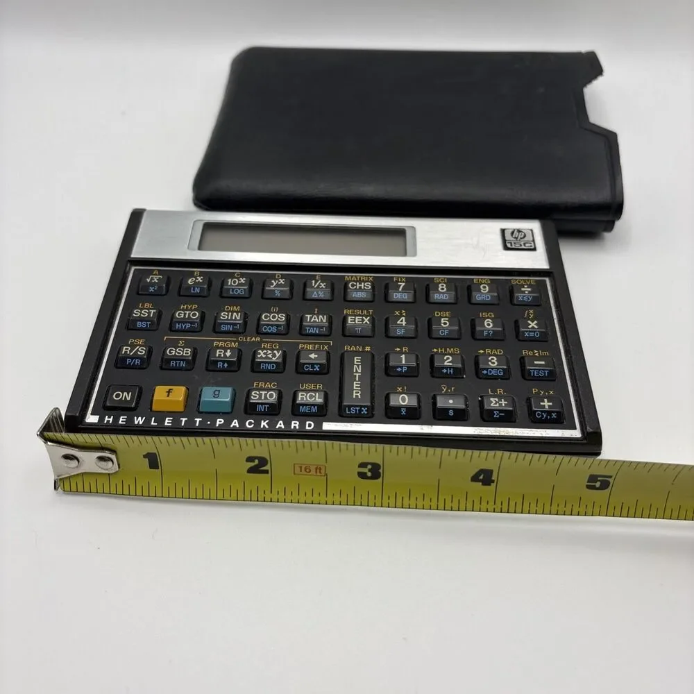 Hewlett-Packard HP 15C Programmable Scientific Calc & Pouch Tested & Working